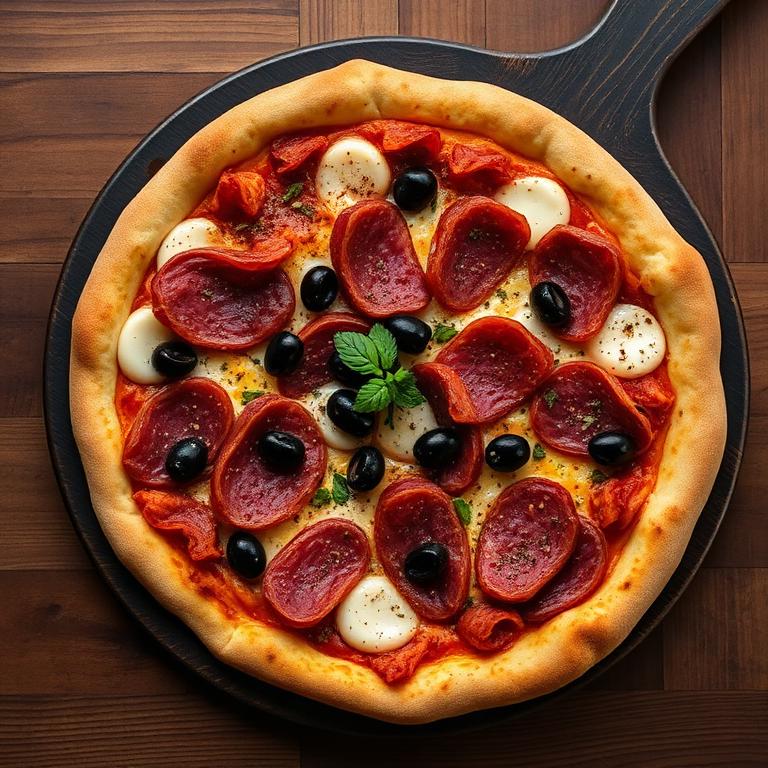 Pastırmalı Sucuklu Pizza