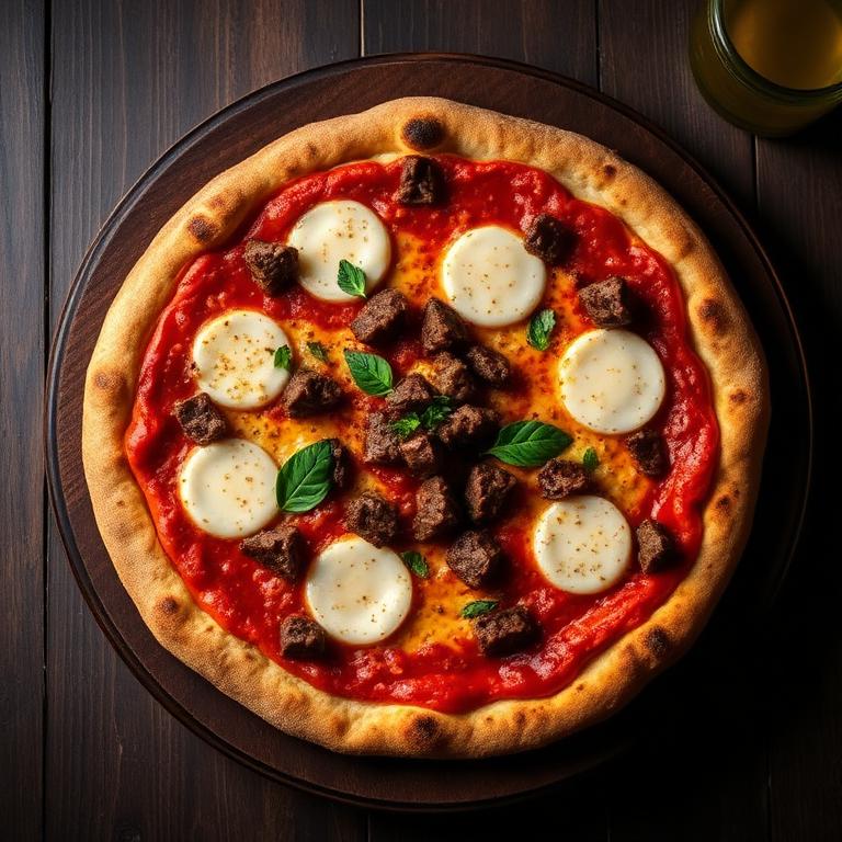 Kavurmalı Pizza